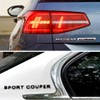 26 Pieces A-Z Alphabet DIY 3D Chrome Car Emblem Stickers,
