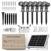 CLY Solar 6 in 1 RGB Spotlights Outdoor Garden, 10