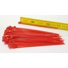 PC24 Shop & Service Cable Ties, 100 mm, Red, Pack