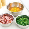 5PCS Stainless Steel Mixing Bowl, Multi-Functional Thick Large Bowls with