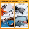 Asly YardMngSter [Upgrade] 45" Extendable Snow Brush for Car Windshield,