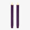 Luminara - Flameless Battery Operated Taper Candle - Purple -
