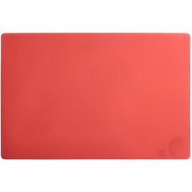 OCS Parts Pro Chef Series 18" x 12" Red Cutting Board | Polyethylene Cutting Boards | Color Coded Dishwasher Safe Food Prep Board for Home and Commercial Kitchens