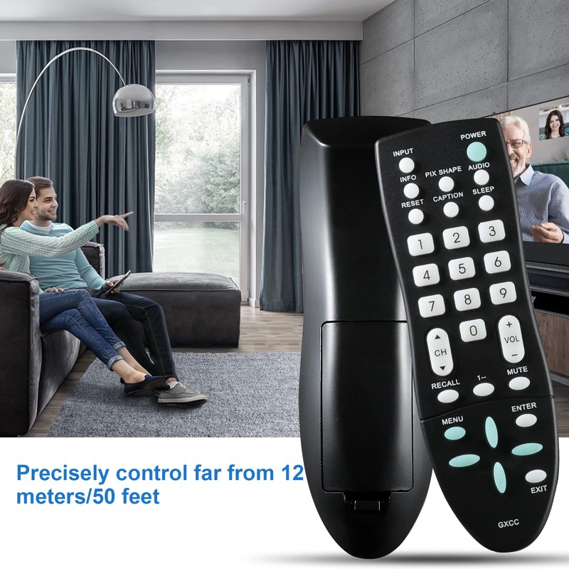 GXCC Replace Remote Control for Sanyo TV GXFA DP19649 DP19648