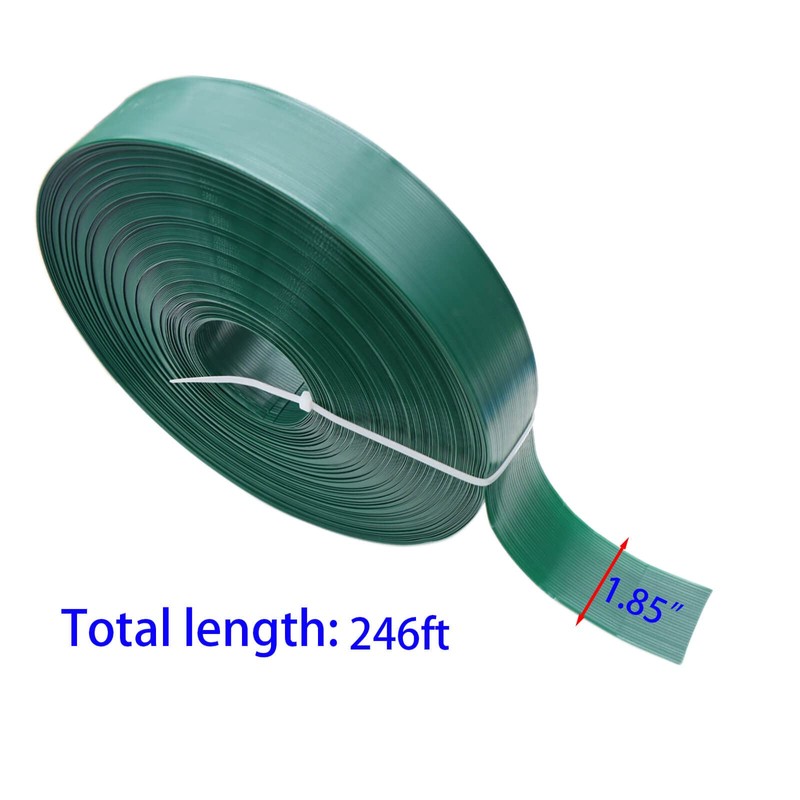 Qlvily Chain Link Fence Privacy Tape, 246ft x 0.15ft Chain