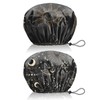 BHAHB 2 PCS Shower Cap Reusable Waterproof Double Layer Elastic