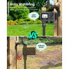 Sprinkler Timer with Brass Inlet and Outlet, Programmable Water Timer