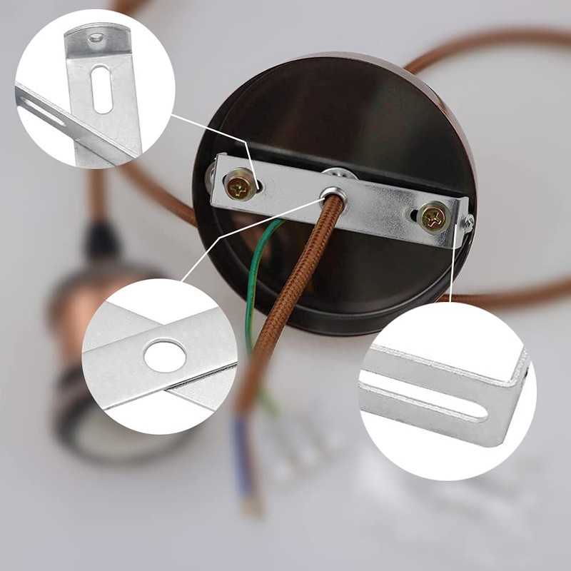 Pack of 4 Bracket for Ceiling Light, Accessory Pendant Light