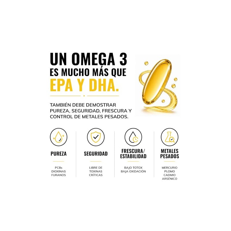 Omega 3 Premium 1000mg Certificado IFOS | Beyond Vitamins -