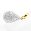 Barzaz Suikin Bell, Rooted Strap, Amulet, Bell, Water Drop, Silver,