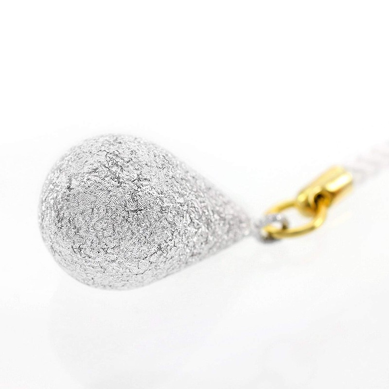 Barzaz Suikin Bell, Rooted Strap, Amulet, Bell, Water Drop, Silver,