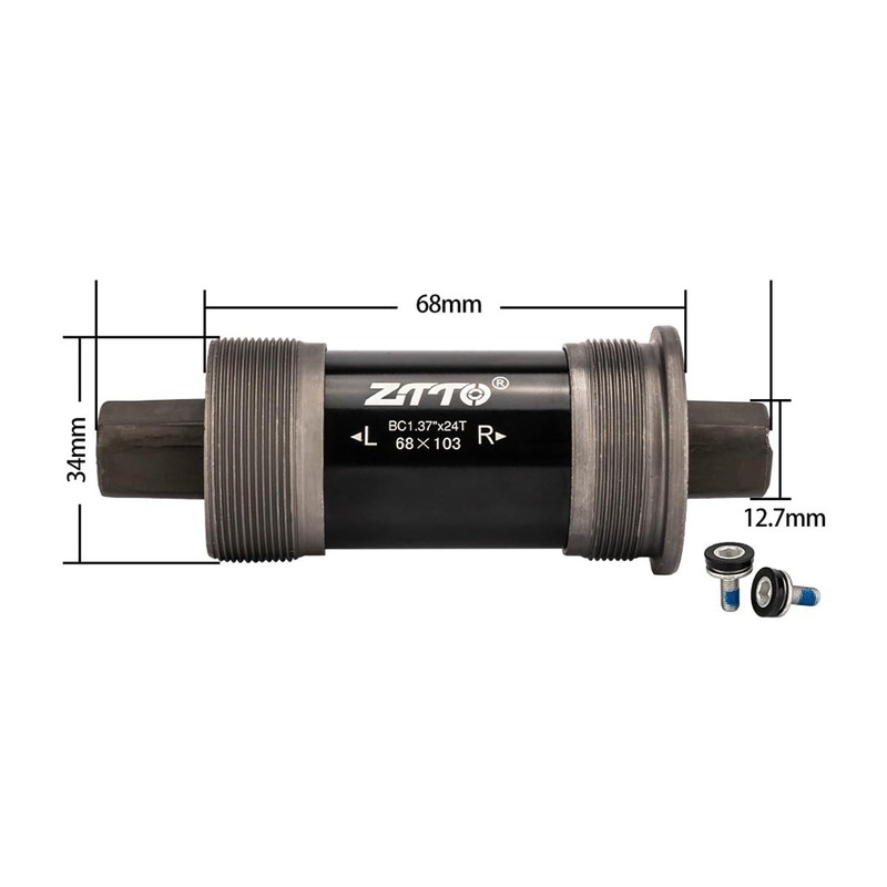 HOUSON Bicycle Bottom Bracket, Bicycle Bottom Bracket 68-73 mm Square