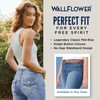 WallFlower Women's Legendary Slim Bootcut Mid-Rise Belted Insta Stretch Juniors
