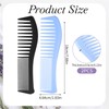 2 PCS Wide Tooth Comb for Curls, 7 Inch Plastic