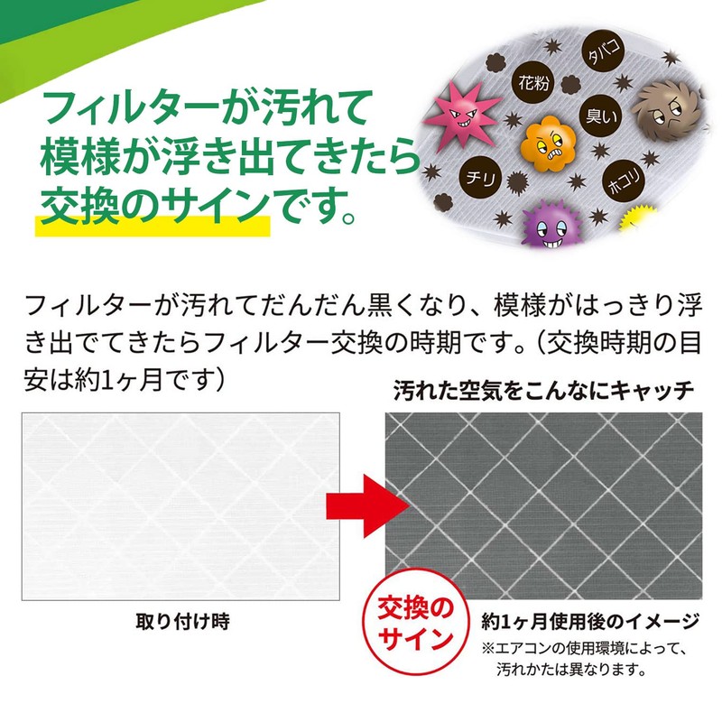 Kurita AICF-5072 Commercial Air Conditioner Filter N57, 2 Pieces, Made