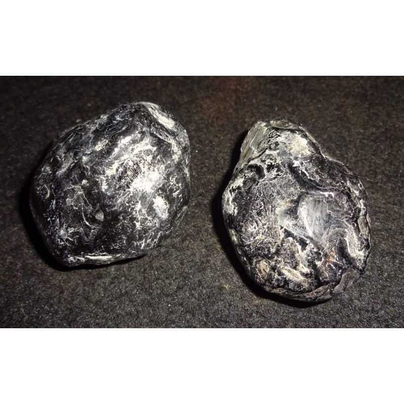 Apache Tears 2pc Natural Healing Crystal Gemstone Tumbled. Polished, Natural