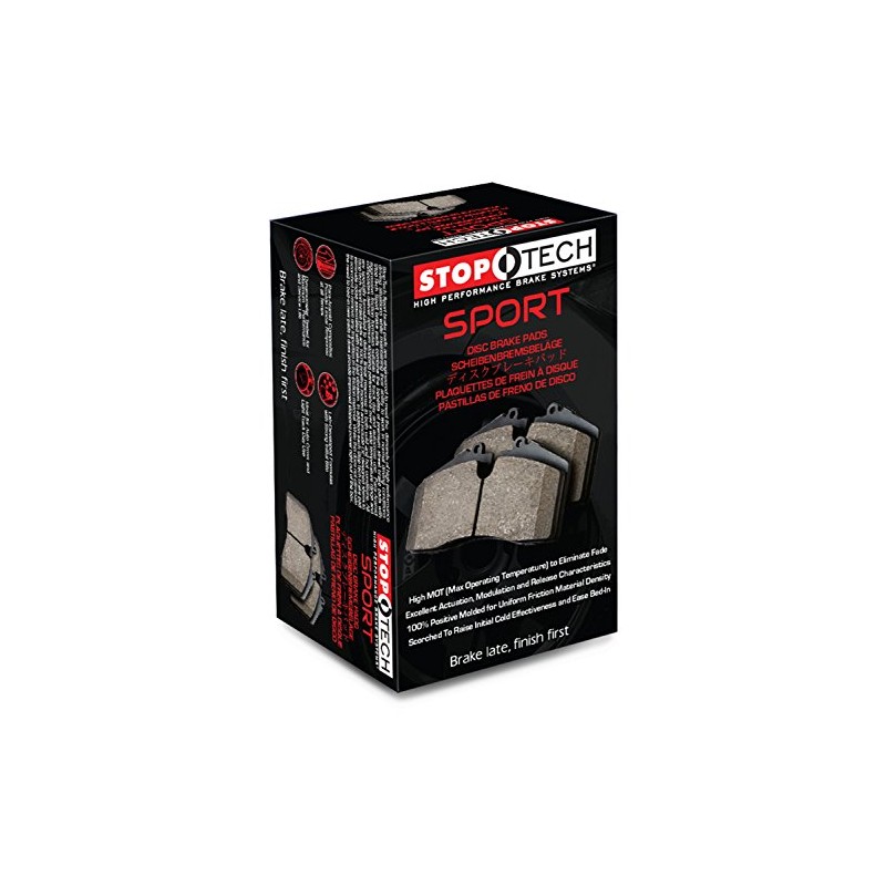 StopTech 309.16450 Sport Brake Pads with Shims and Hardware
