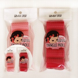 Tangle Hair Roll Medium 5-Piece Hair Curling Roll Hair Roller Setting Kit 2ea