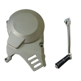 Left Side Stator Cover With Start Lever Fit For 110cc 125cc 140cc Dirt Bike Motorcycle 4-stroke Engine