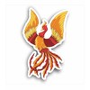 AMA SHOP Sticker Shaped Phoenix mod.2 |Sticker for Helmet, Motorcycle,