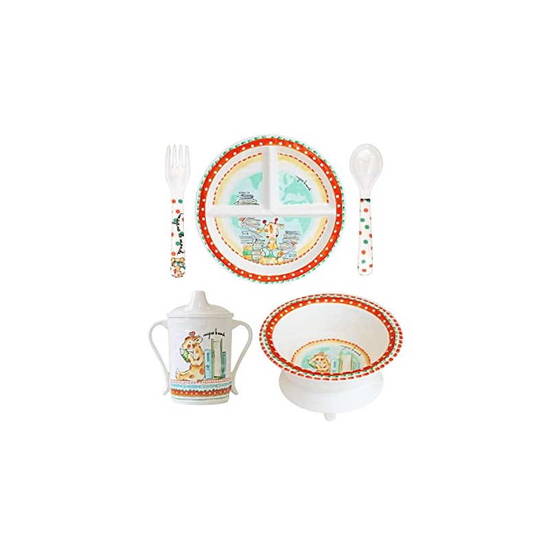 Baby Cie Kids and Baby Melamine Place Setting Sippy Cup,