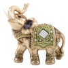 Elephant statue colourful polyresin elephant figures statue sculpture decoration for