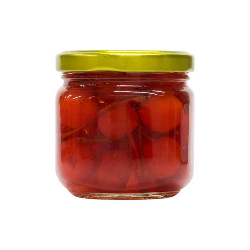 Polar Maraschino Cherries 7 ounce (12 Pack) (Red with Stem)