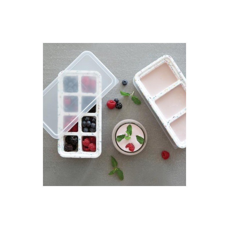 OGGI Prep & Portion Silicone Freezer Trays with Lid -