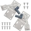LD-0220-50SC Soft Close Pivot Hinges Pair of Self Closing Cabinet
