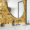 Elephantile 5 Sheets Gold Tiles Metal Mosaic Wall Backsplash Tile