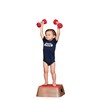 WOD Toys® Baby Dumbbell Plush Dumbell with Rattle & Sensory