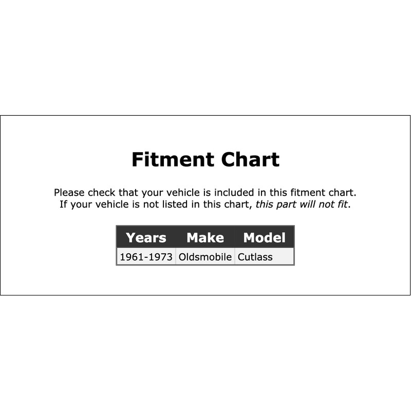 Low Beam Headlight Bulb Compatible With Oldsmobile Cutlass 1973 1972