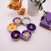 Assorted 8 Crocus Flower Scented Tealights with Neroli Essential Oil