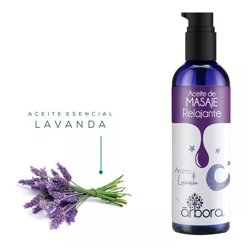 Arbora Pack 5 Aceites De Masaje Con Aceites Esenciales Relajantes