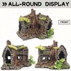 PTFJZ Aquarium Decorations Large Fish Tank Ornament Reptile House Shelter