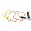 Dry Erase Magnets Set - 25 Pack Includes Marker -