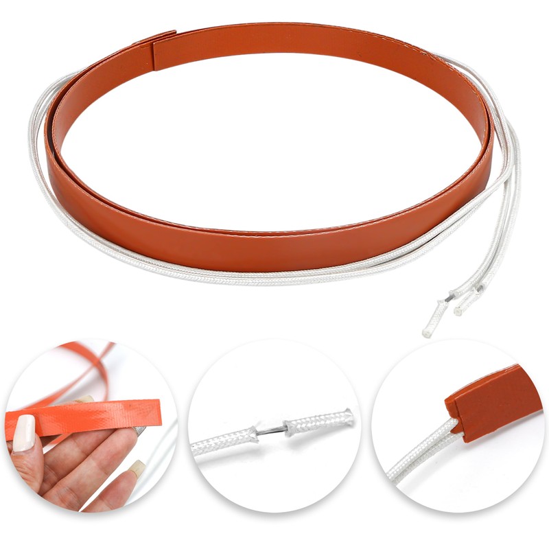 12V Silicone Heater Strip 1.2m 90W for Windshield Screen Wiper