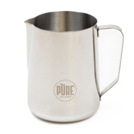 PURE Stainless Steel Pitcher - 2L Water Pitcher - Durable Stainless Steel Jug - Serving Pitcher for Juicing - 67oz Stainless Pitcher