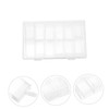 Operitacx 24grids Transparent Nail Art Organizer Box for Manicure Tools