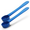 2pc Kit, RE-GEN 5ml Reusable Long Handle Plastic Measuring Spoon