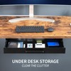 VIVO 22 inch Under Desk Mounted Sliding Pull-out Drawer for