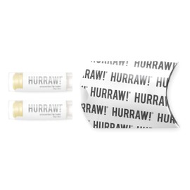 Hurraw! Unscented Lip Balm, 2 Pack: Organic, Certified Vegan, Cruelty and Gluten Free. Non-GMO, 100% Natural Ingredients. Bee, Shea, Soy and Palm Free. Made in USA