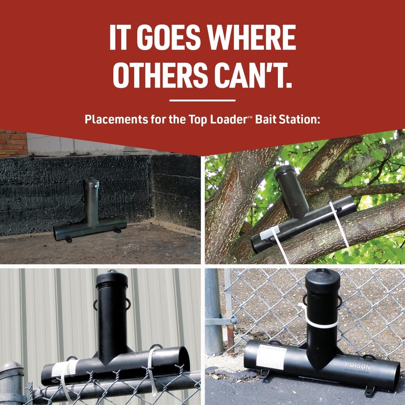 JT Eaton Top Loader Bait Station 902GBD Grain Bait Dispenser