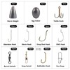 MadBite Professional Freshwater Terminal Tackle Kits, 214pcs Fishing Tackle with