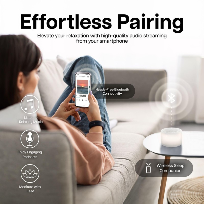 Sealy Wireless Sleep Sound Machine & Night Light – 14