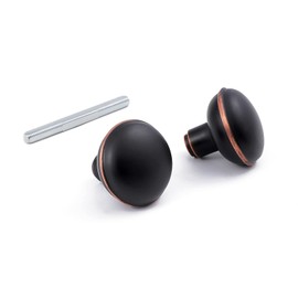 newliplace Vintage Style Door Knob Set with Spindle, Antique Door Knobs Replacement Set for Interior Doors, Oil Rubbed Bronze