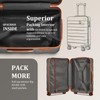 imiomo Luggage Sets 2 Piece Check and Large,Hardside Suitcase with