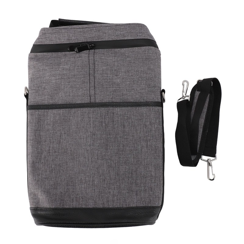 2 Bottle Wine Cooler Bag Leakproof Insulated Padded Wine Carrier