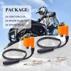 2 Set Ignition Coil + Spark Plug & Cap for