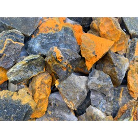 Fantasia Materials: 2 lbs Rough Bumblebee Jasper Stones from Indonesia – Raw Natural Rocks for Tumbling, Polishing, Wire Wrapping, Reiki, Arts & Crafts, gem Mining Activities, and so Much More!